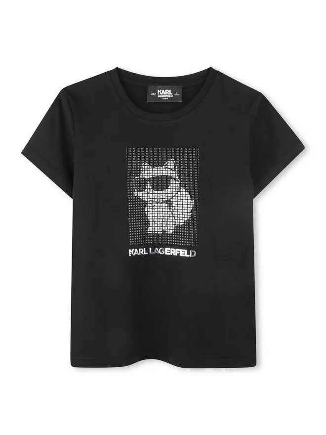 Karl Lagerfeld Kids T-Shirt · Μαύρο