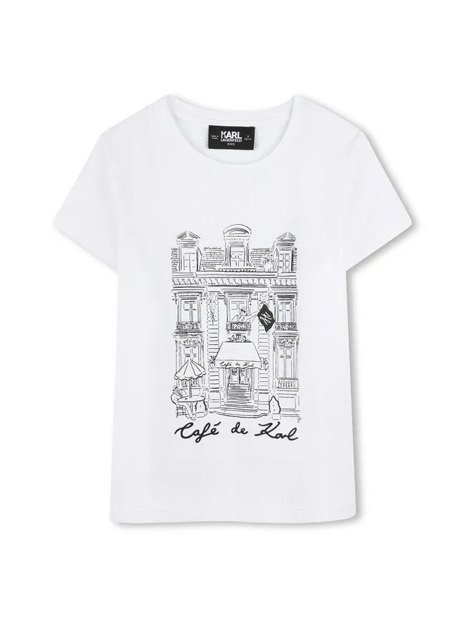 Karl Lagerfeld Kids T-Shirt · Λευκό