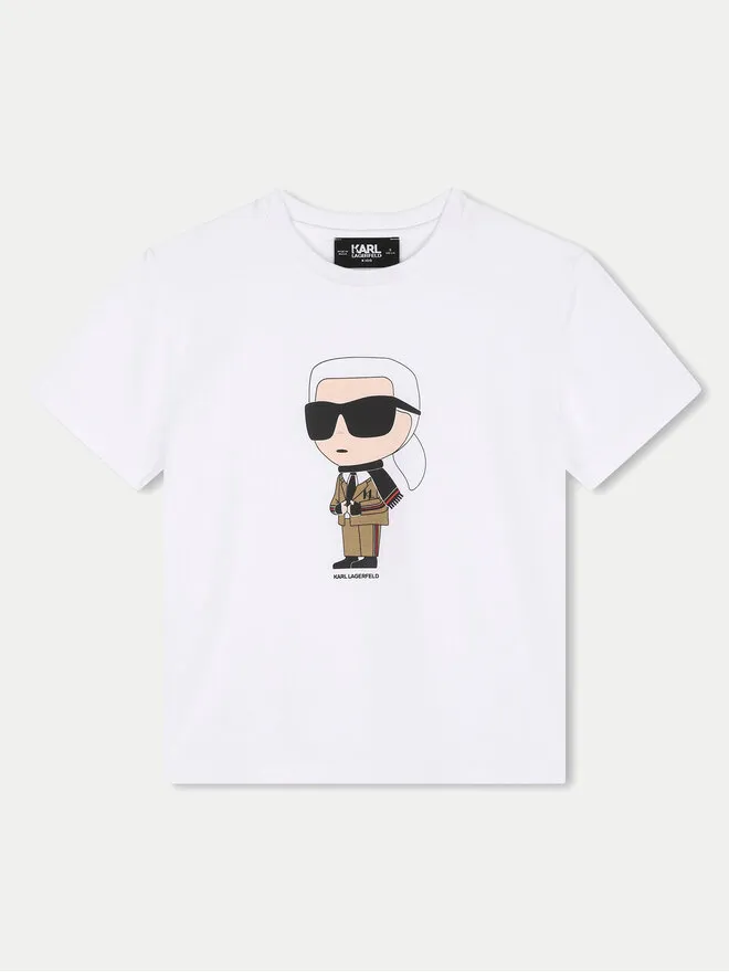 Karl Lagerfeld Kids T-Shirt · Λευκό