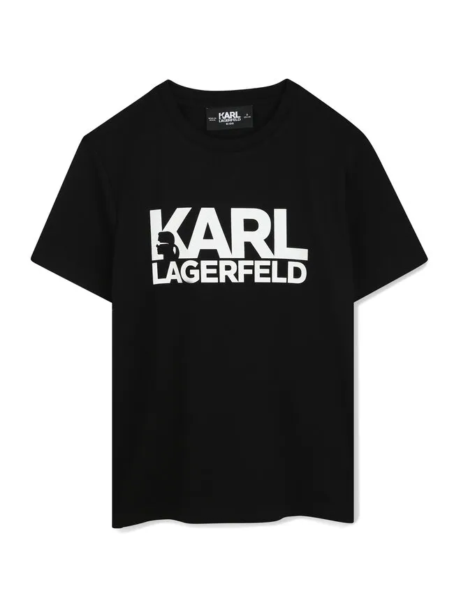 Karl Lagerfeld Kids T-Shirt · Μαύρο