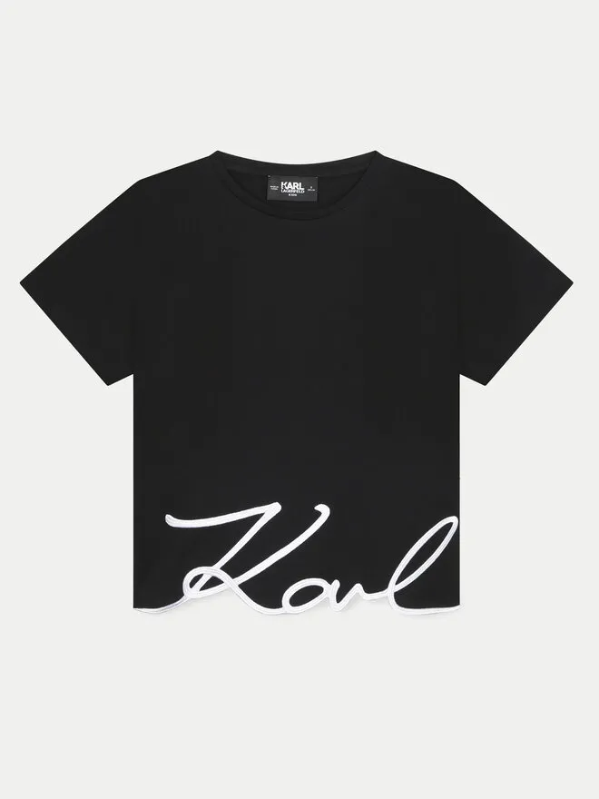 Karl Lagerfeld Kids T-Shirt · Μαύρο