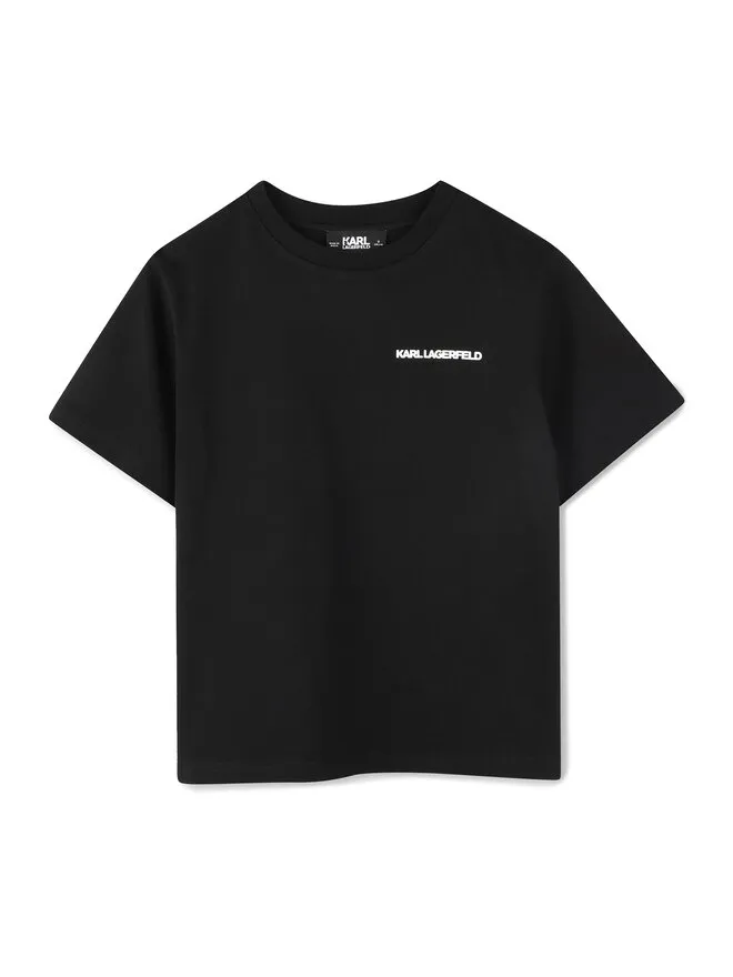Karl Lagerfeld Kids T-Shirt · Μαύρο