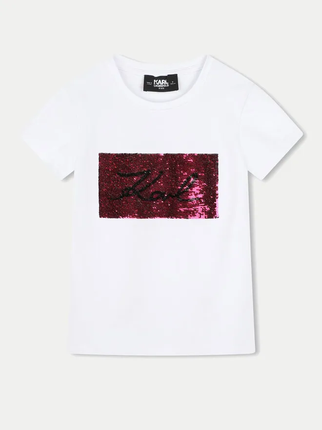 Karl Lagerfeld Kids T-Shirt · Λευκό