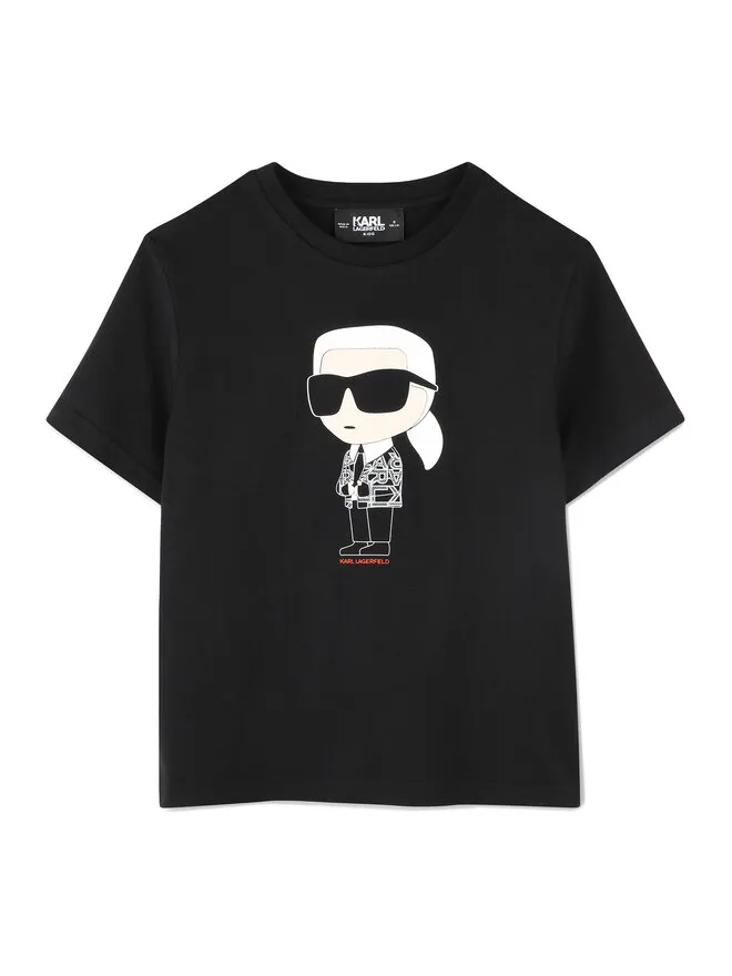 Karl Lagerfeld Kids T-Shirt · Μαύρο