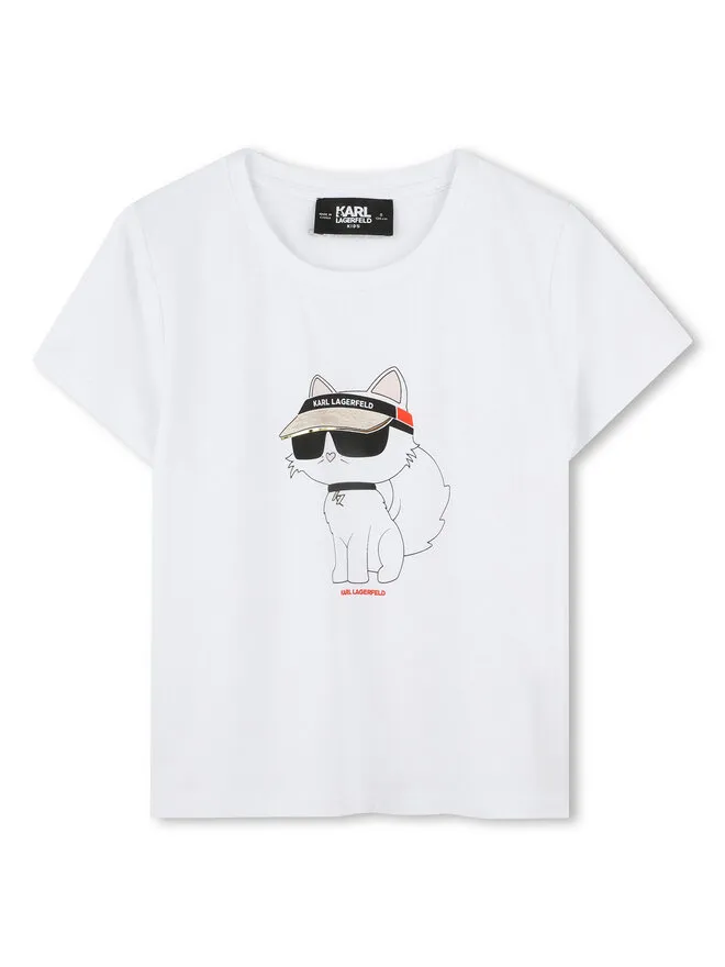 Karl Lagerfeld Kids T-Shirt · Λευκό