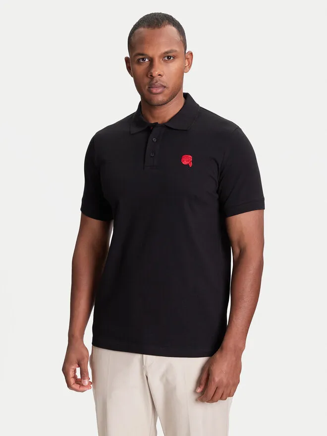 KARL LAGERFELD Polo · Μαύρο