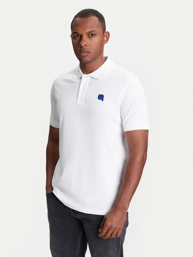 KARL LAGERFELD Polo · Λευκό