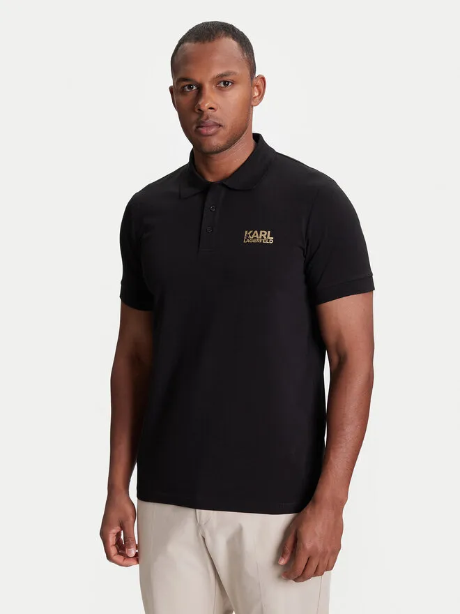 KARL LAGERFELD Polo · Μαύρο