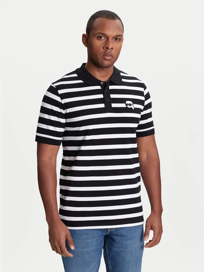 KARL LAGERFELD Polo · Μαύρο