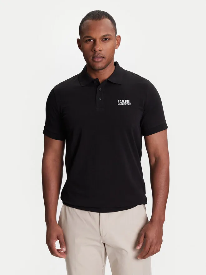 KARL LAGERFELD Polo · Μαύρο