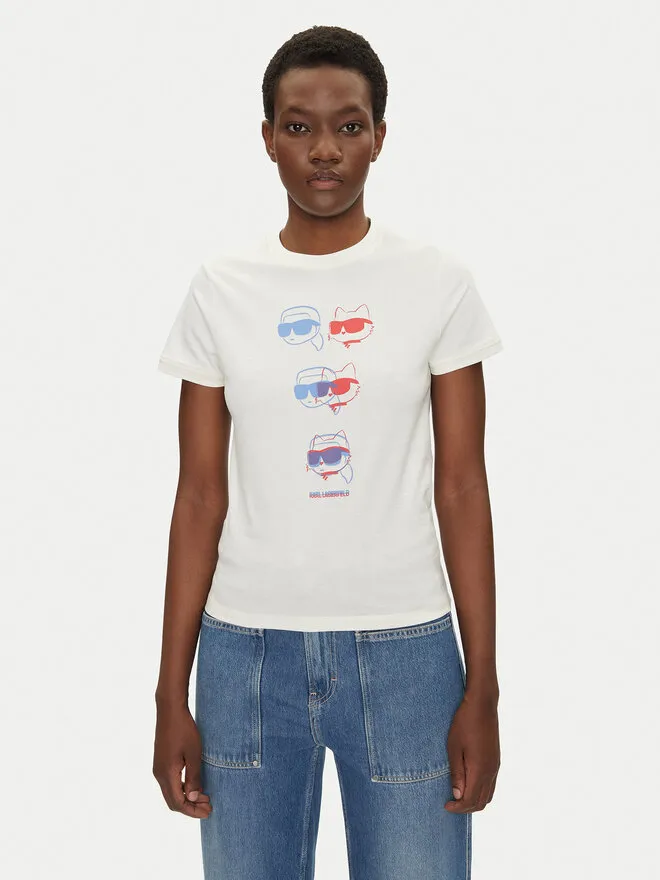 T-Shirt · Εκρού