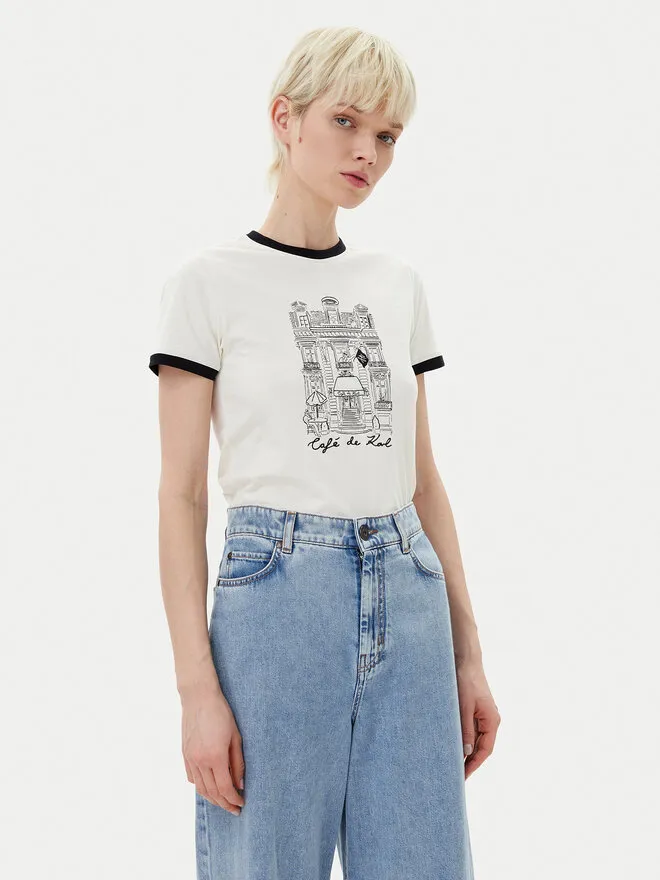 T-Shirt · Εκρού