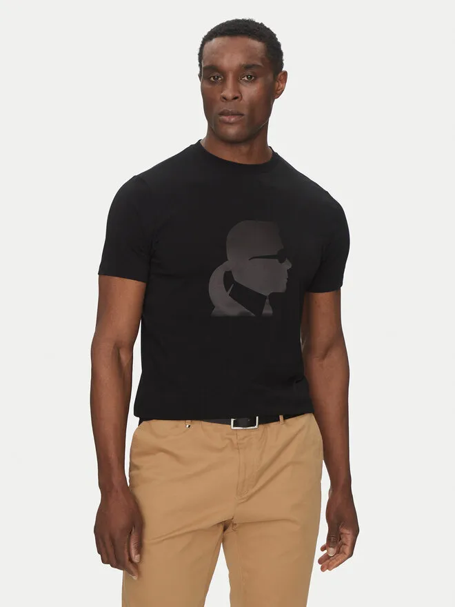 KARL LAGERFELD T-Shirt · Μαύρο