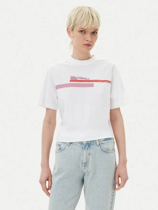 KARL LAGERFELD T-Shirt · Λευκό