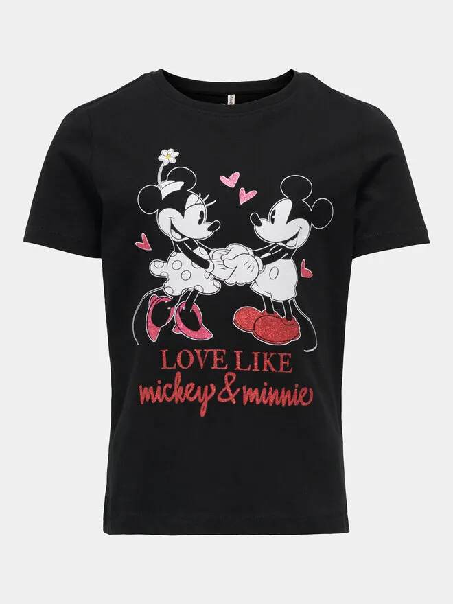 Kids ONLY T-Shirt · Μίκυ Μάους · Μαύρο