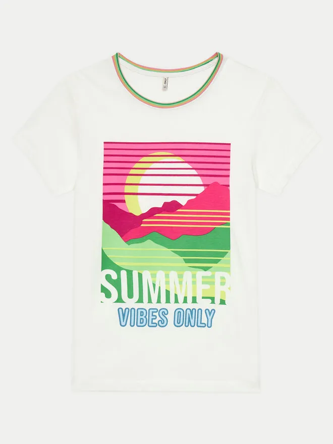 Kids ONLY T-Shirt · Λευκό