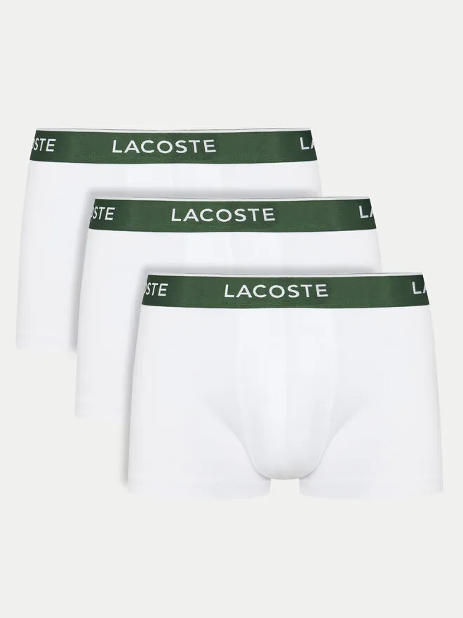 Lacoste Σετ μποξεράκια 3 τμχ · Λευκό