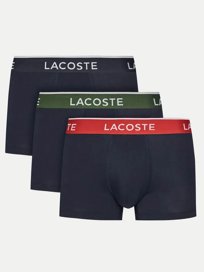 Lacoste Σετ μποξεράκια 3 τμχ · Σκούρο μπλε