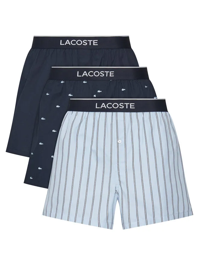 Lacoste Σετ μποξεράκια 3 τμχ · Σκούρο μπλε