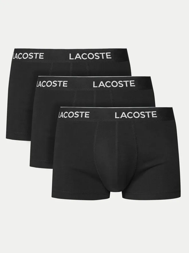 Lacoste Σετ μποξεράκια 3 τμχ · Μαύρο