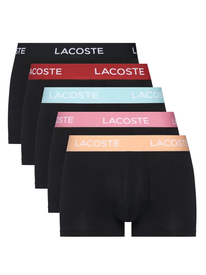 Lacoste Σετ μποξεράκια 5 τμχ. · Μαύρο