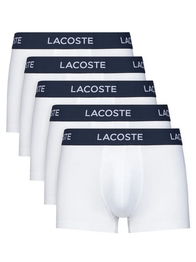 Lacoste Σετ μποξεράκια 5 τμχ. · Λευκό