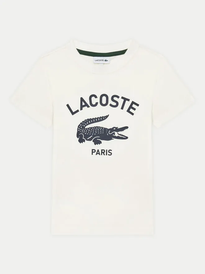 Lacoste T-Shirt · Εκρού