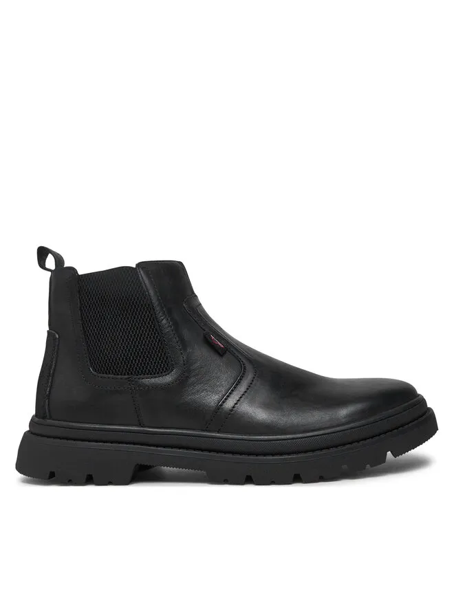 Lee Cooper Μποτάκια με λάστιχο · Μαύρο