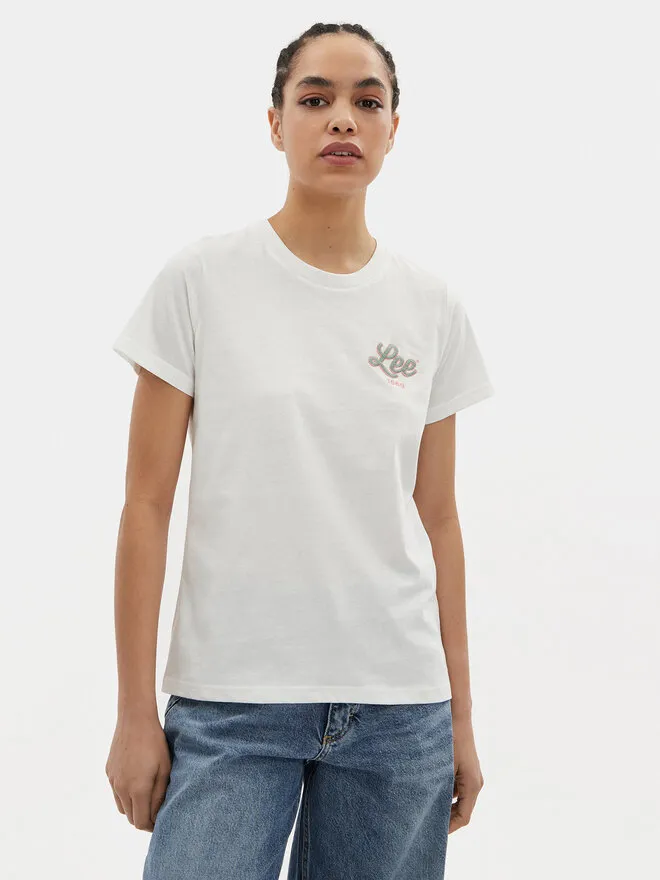 Lee T-Shirt · Εκρού