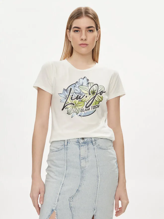 Liu Jo Sport T-Shirt · Εκρού