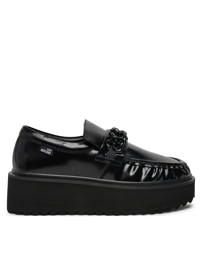 LOVE MOSCHINO Loafers · Μαύρο