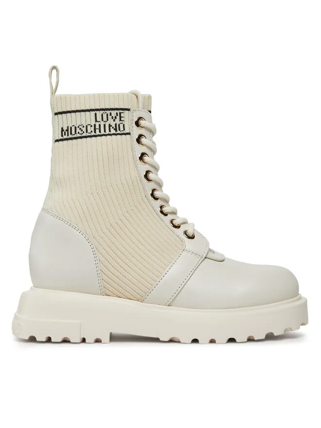 LOVE MOSCHINO Μποτάκια · Λευκό