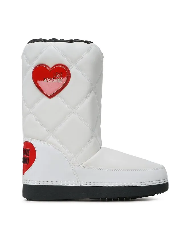 LOVE MOSCHINO Μπότες Χιονιού · Λευκό
