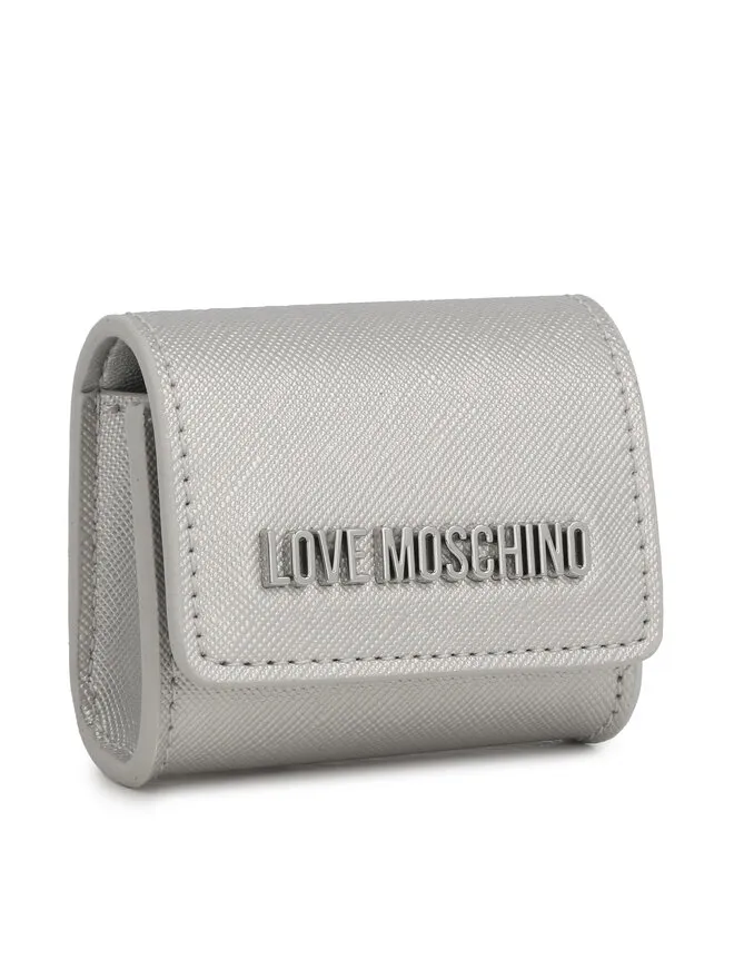 LOVE MOSCHINO Θήκη ακουστικών · Ασημί