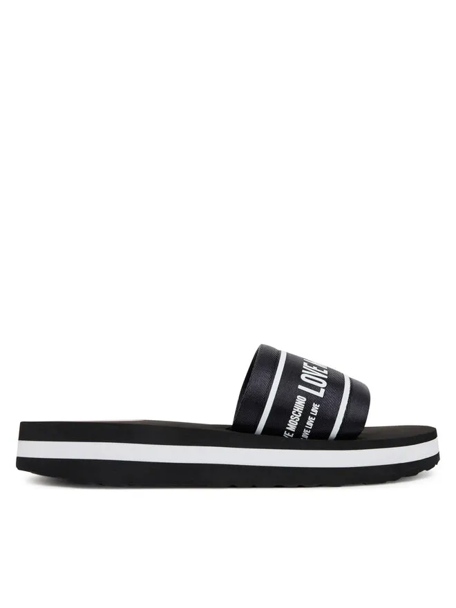LOVE MOSCHINO Παντόφλες · Μαύρο