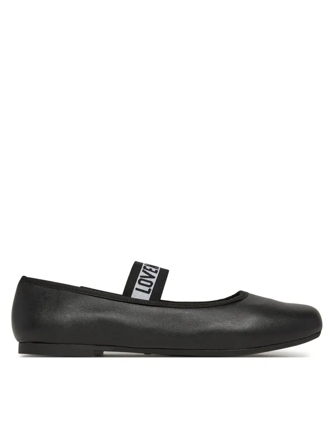 LOVE MOSCHINO Μπαλαρίνες · Μαύρο