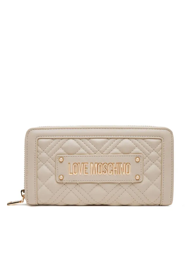LOVE MOSCHINO Μεγάλο Πορτοφόλι Γυναικείο · Μπεζ