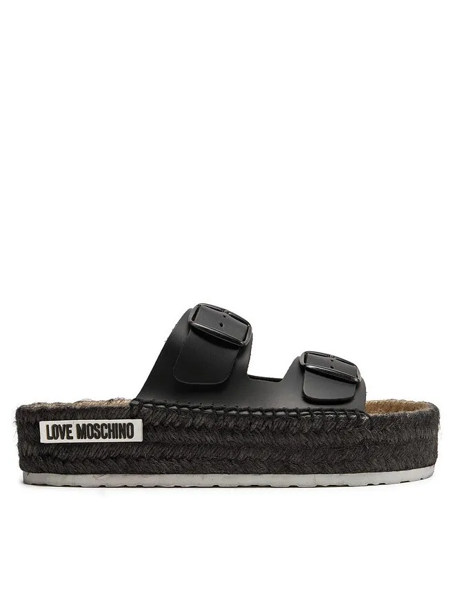LOVE MOSCHINO Εσπαντρίγιες · Μαύρο