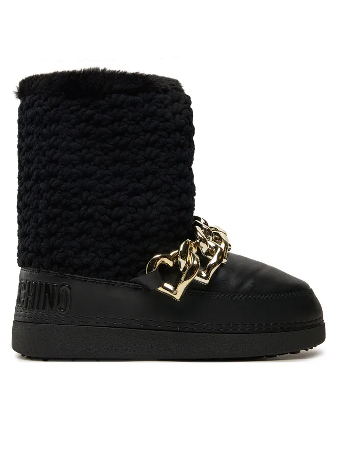 LOVE MOSCHINO Μπότες Χιονιού · Μαύρο