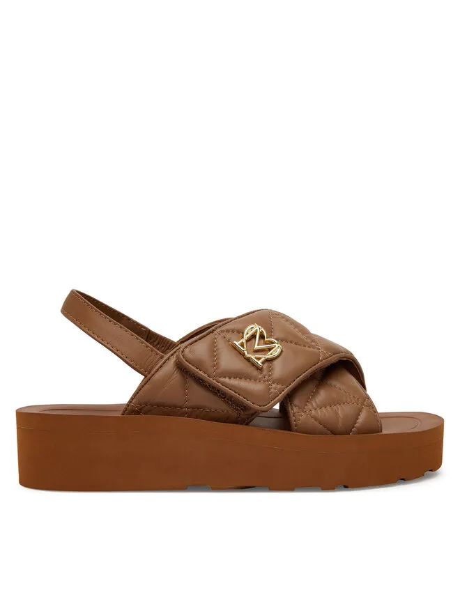 LOVE MOSCHINO Σανδάλια · Καφέ