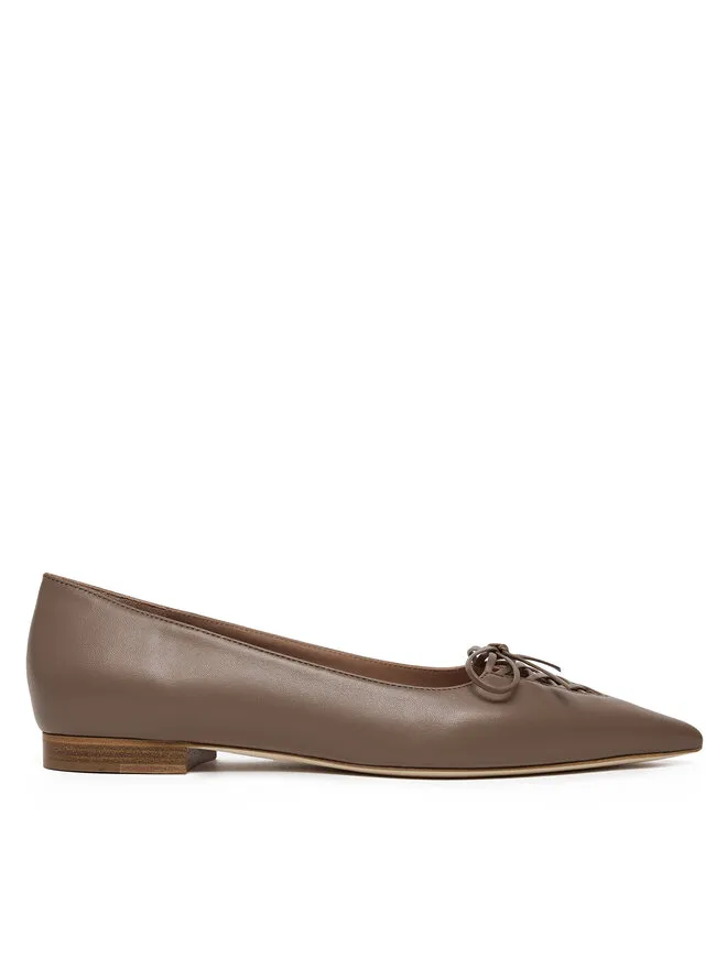 MALONE SOULIERS Μπαλαρίνες · Καφέ