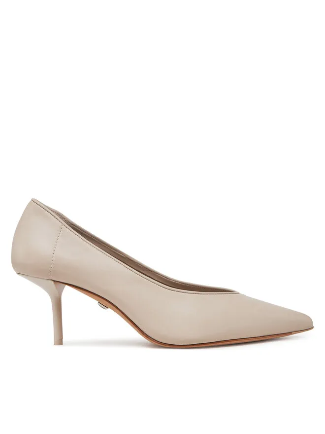 Max Mara Γόβες · Εκρού · 6.5 cm