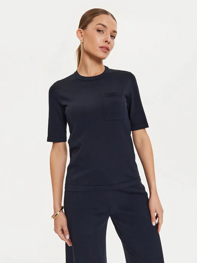 Max Mara Leisure T-Shirt · Σκούρο μπλε