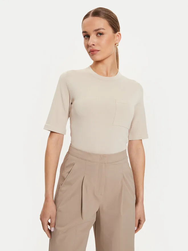 Max Mara Leisure T-Shirt · Μπεζ