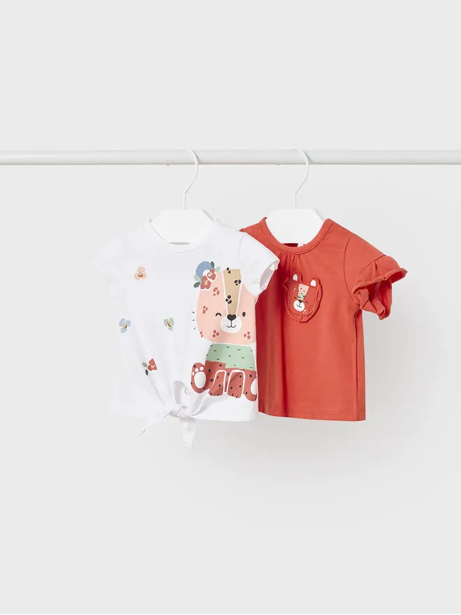 Mayoral Σετ 2 T-Shirts · Έγχρωμο