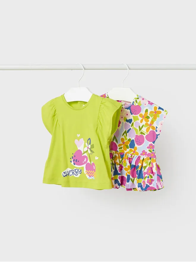 Mayoral Σετ 2 T-Shirts · Έγχρωμο