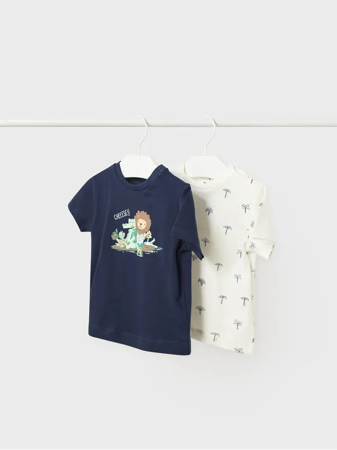 Mayoral Σετ 2 T-Shirts · Έγχρωμο