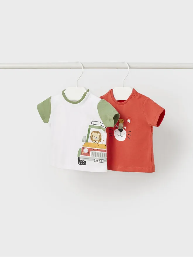 Mayoral Σετ 2 T-Shirts · Έγχρωμο