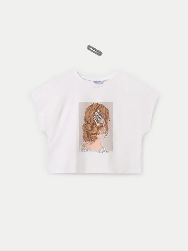 Mayoral T-Shirt · Εκρού