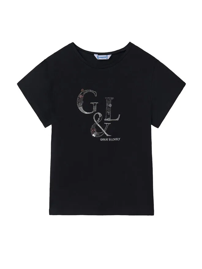 T-Shirt · Μαύρο